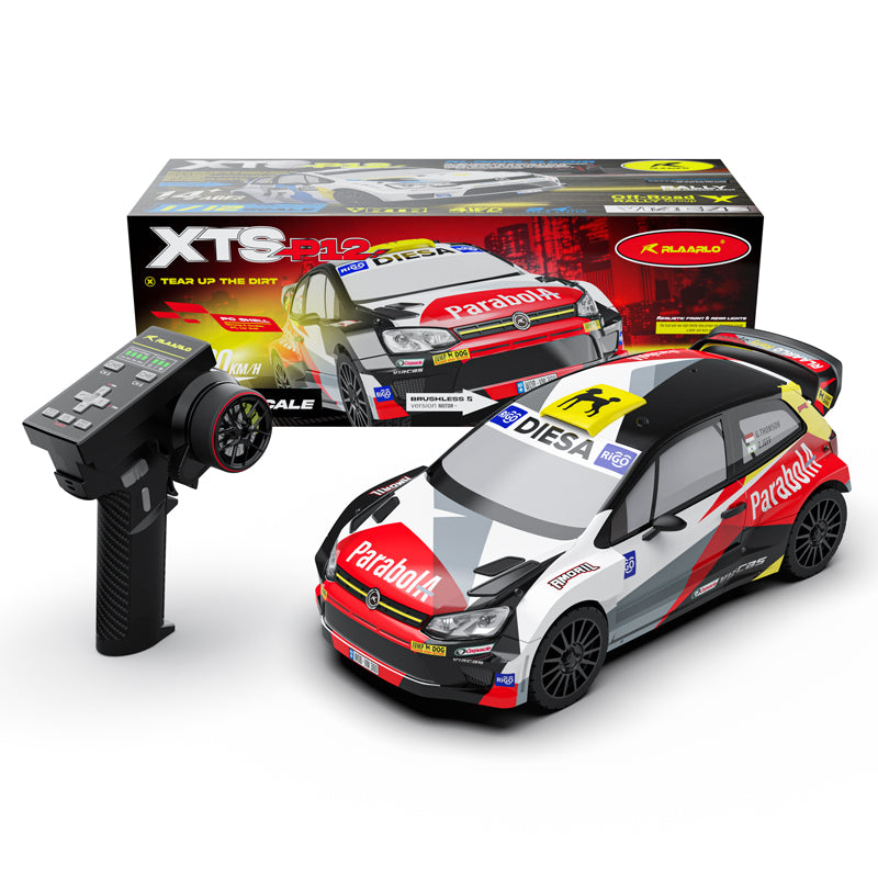 Rlaarlo XTS-P12 RC Rally car 1/12 Metal Brushless 4WD RTR