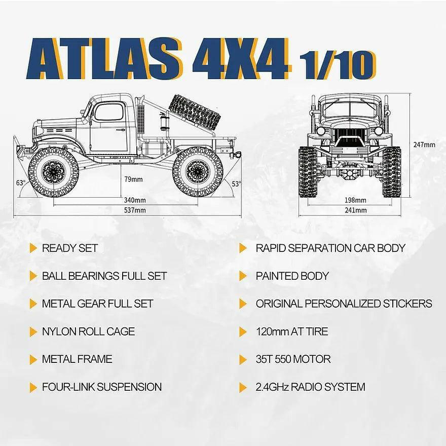 ROCHOBBY 1:10 Atlas 4x4 Off-Road Truck | India