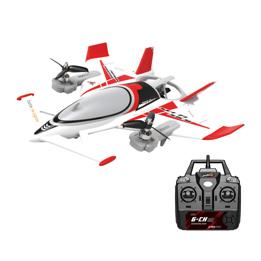 QIDI-570 RC 8CH Brushless Glider One Click Night Flying 6-Axis Gyro Brushless EPP RC Airplane