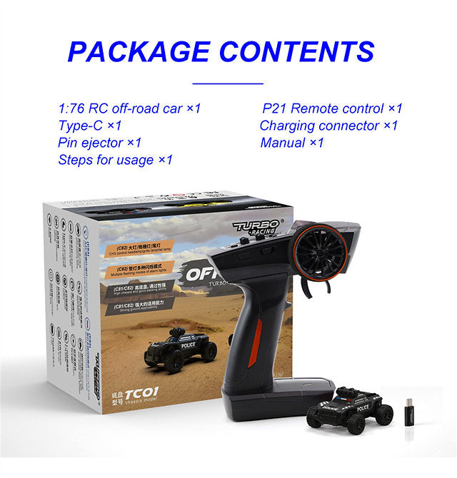 Turbo Racing C82 RTR 1/76 Mini RC