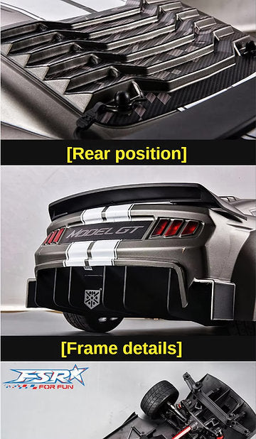 FSR Mustang GT 1/7 RC Drift Car – Brushless | 80 km/h | TorqueFun India