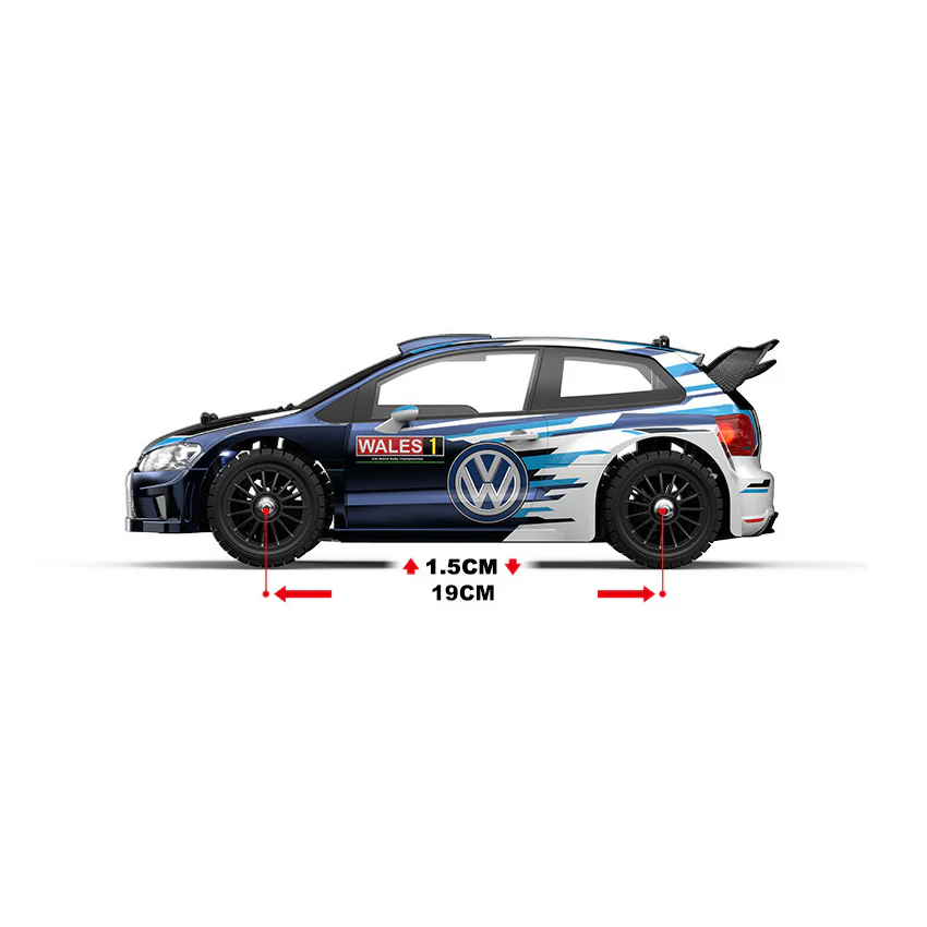 (Prebook) MJX Hyper Go 14304 1/14 VW Polo R WRC Brushless RC Rally Car - 63km/H, RTR, Licensed