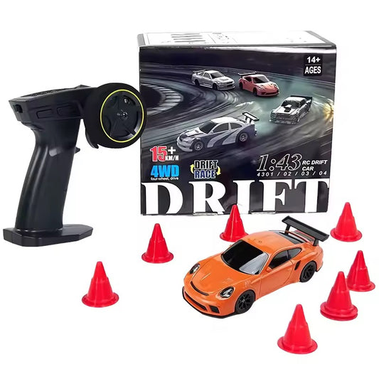 Mini RC Drift Car – 4WD 1:43 15KM/h with gyro