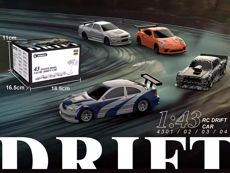 Mini RC Drift Car – 4WD 1:43 15KM/h with gyro