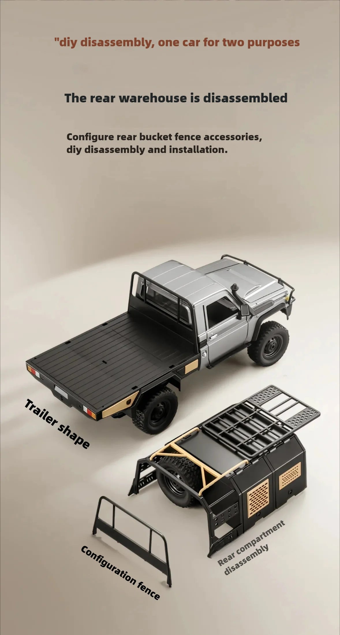 MNRC MN82S RC Car 1/12 Scale 2.4G 4WD For Toyota LC79 Off-Road Vehicle India