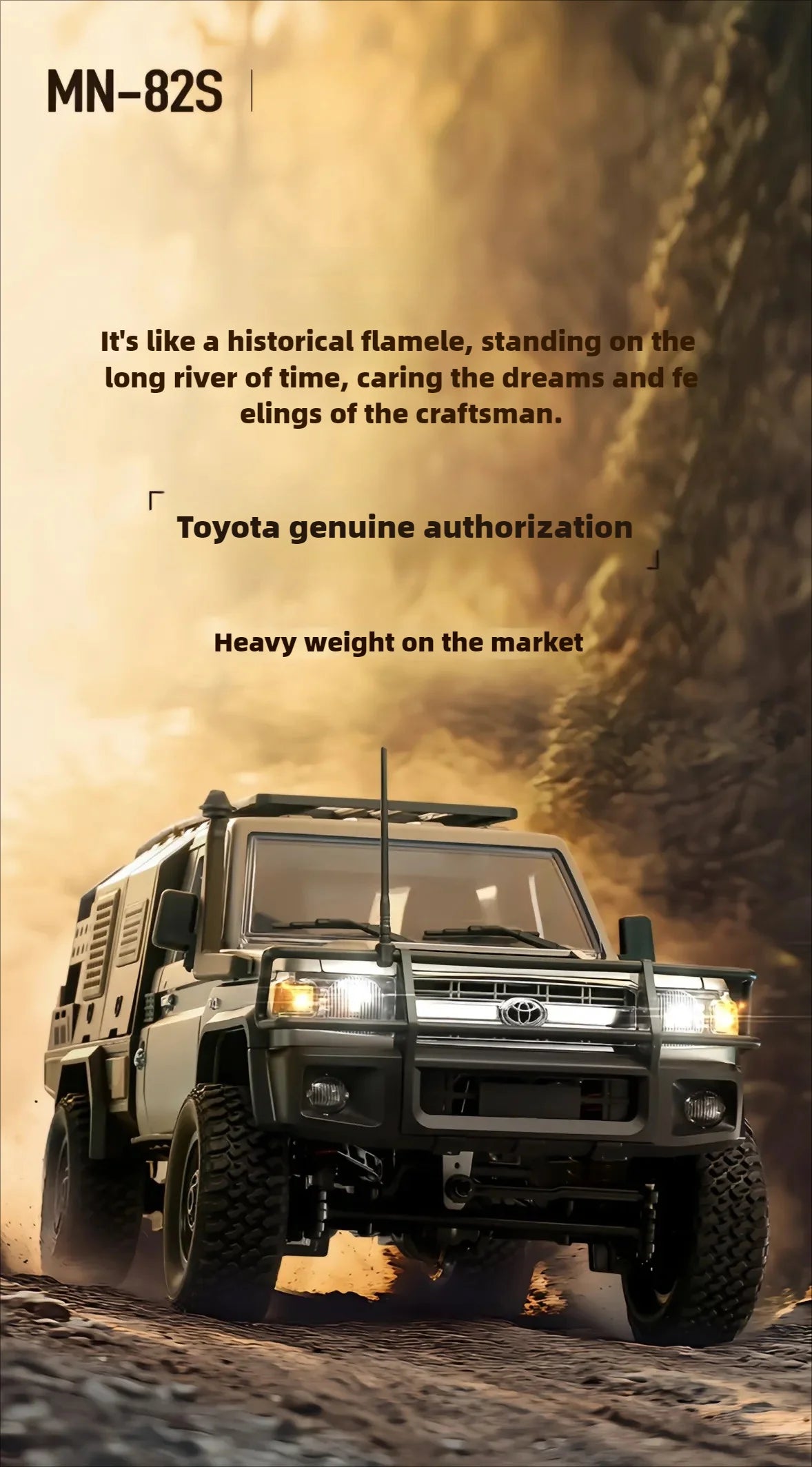 MNRC MN82S RC Car 1/12 Scale 2.4G 4WD For Toyota LC79 Off-Road Vehicle India