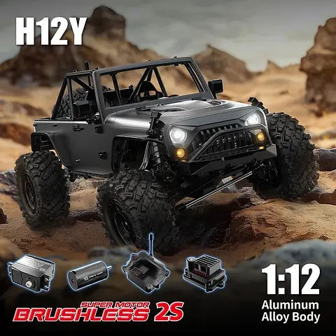 MJX Hyper Go H12Y 1:12 Brushless(Sensorless) RC 4WD Crawler India