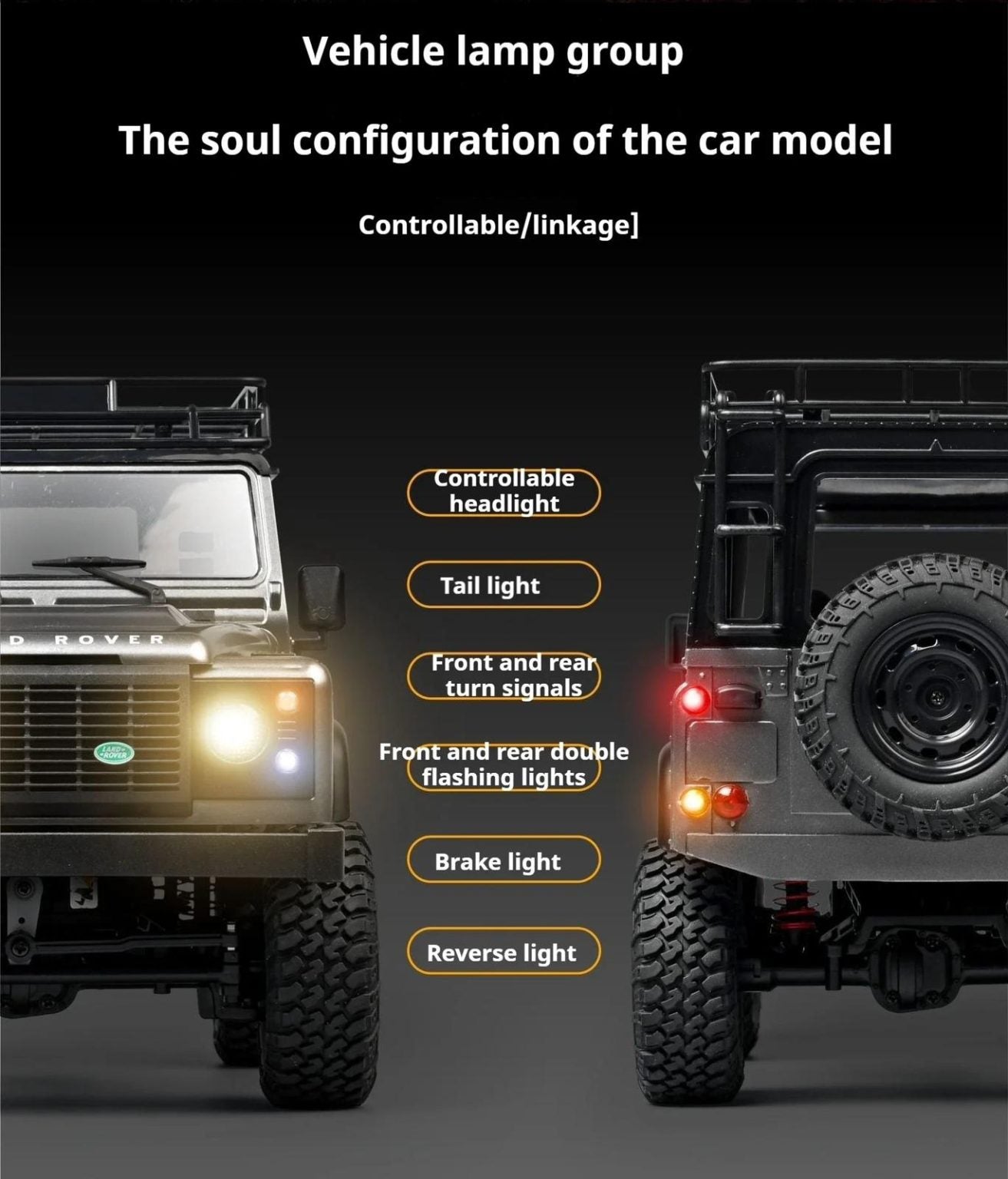 MN99S V2 Land Rover Licensed Defender 4×4 Off Road Crawler Car Truck