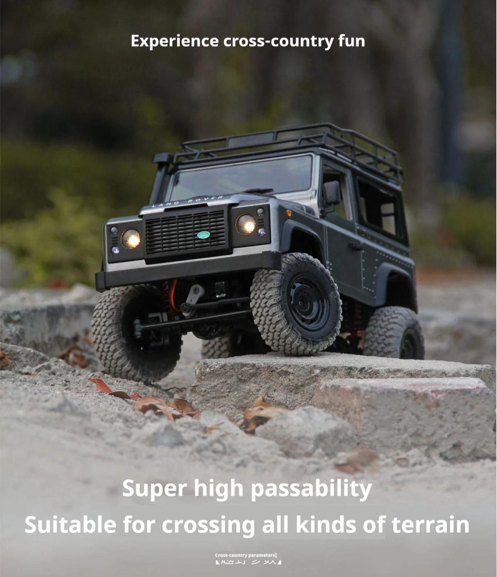 MN99S V2 Land Rover Licensed Defender 4×4 Off Road Crawler Car Truck