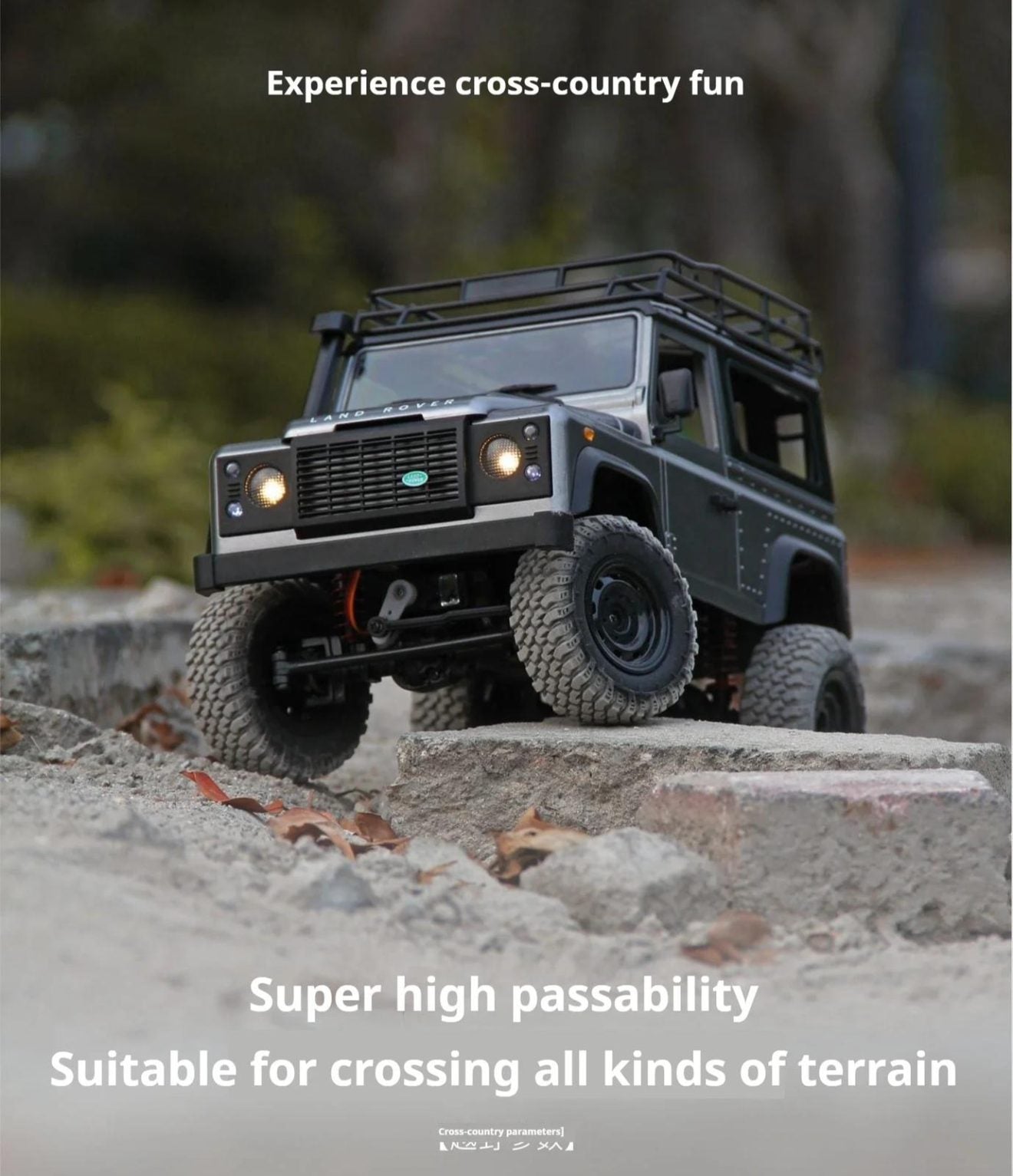 MN99S V2 Land Rover Licensed Defender 4×4 Off Road Crawler Car Truck