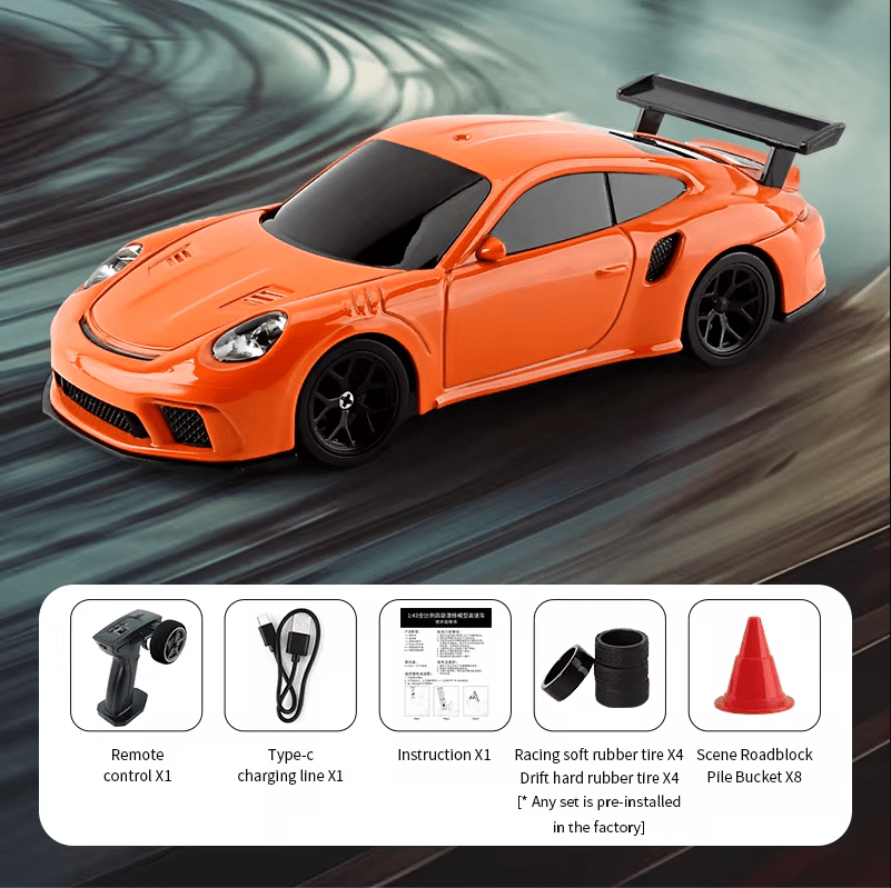 Mini RC Drift Car – 4WD 1:43 15KM/h with gyro