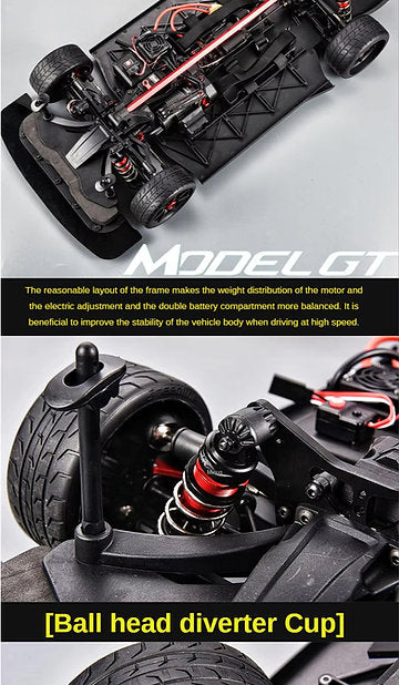 FSR Mustang GT 1/7 RC Drift Car – Brushless | 80 km/h | TorqueFun India