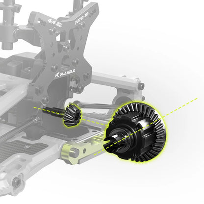 Rlaarlo Carbon Fiber MINI 1:10 RTR Brushless Monster Truck, RZ001B - C - RC India - TorqueFun