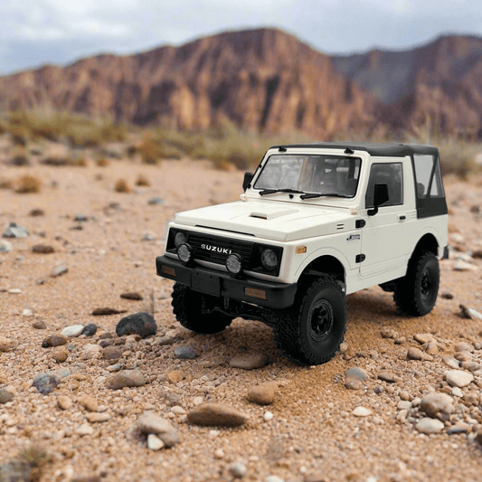 WPL C74 - 1 1:10 Rc Car RTR 2.4G 4WD SUZUKI JIMNY JA11 Truck Crawler - TorqueFun