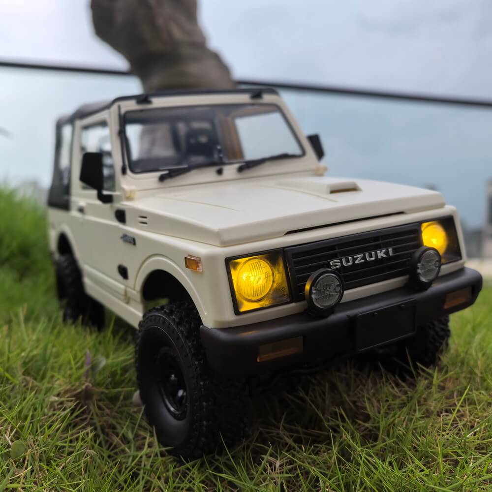 WPL C74 - 1 1:10 Rc Car RTR 2.4G 4WD SUZUKI JIMNY JA11 Truck Crawler - TorqueFun