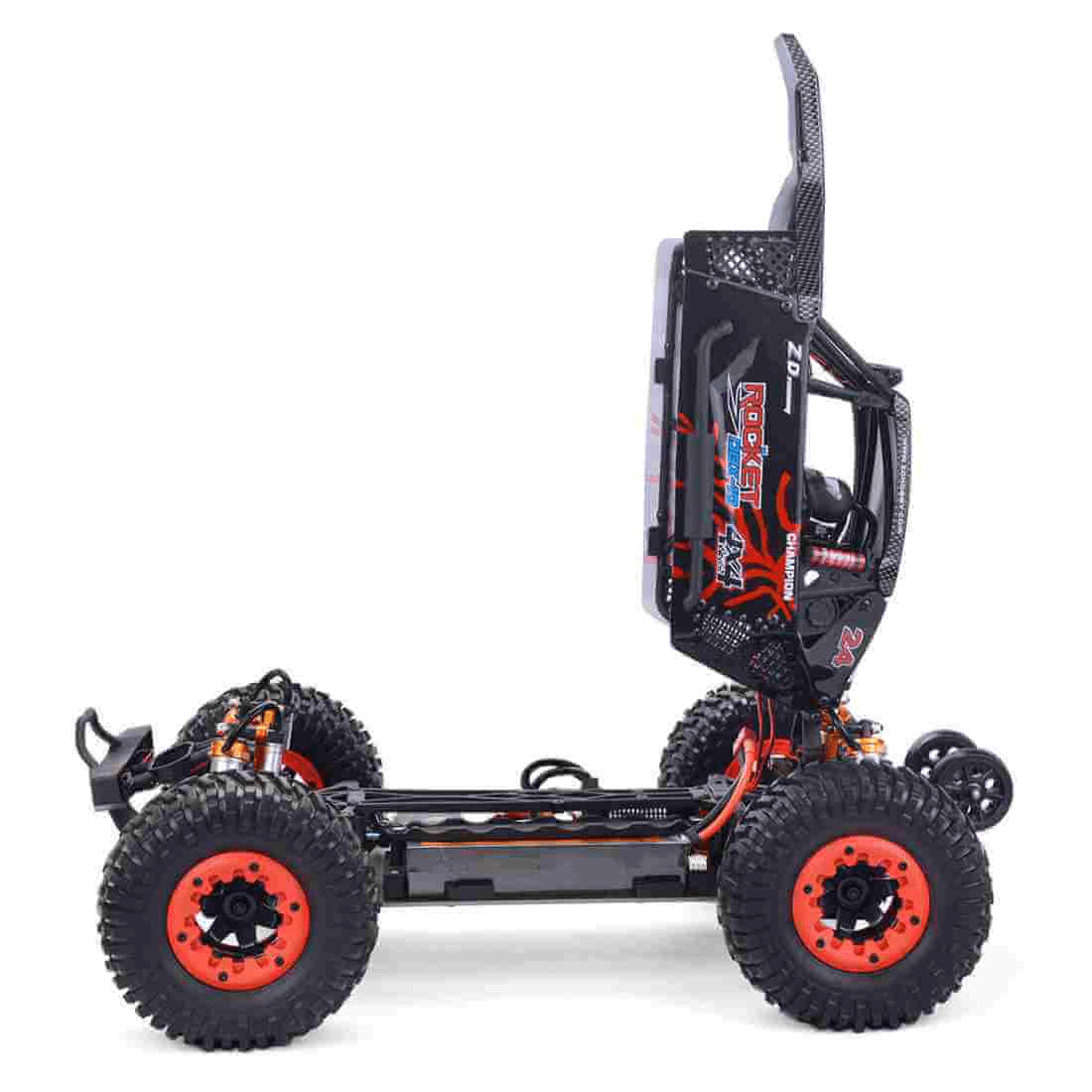 ZD RACING 1/10 DBX 10 ROCKET 4WD BRUSHLESS DESERT BUGGY RTR (ORANGE) - TorqueFun